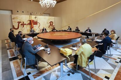 El Govern de la generalitat se ha reunido este martes en la Generalitat.