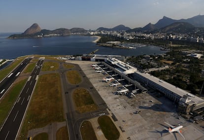 Aeropuerto Santos Dumont en Río de Janeiro.