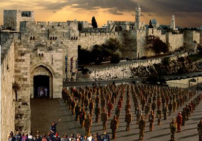 Fotomontaje sobre el nuevo escenario de Jerusalem, previsto para 2013.