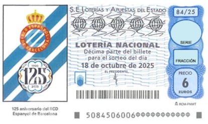 Décimo de Lotería Nacional del sábado 18 de octubre de 2025