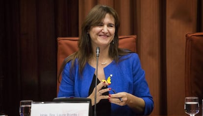 La diputada Laura Borràs, en el Parlament.