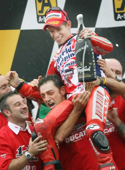 Stoner, campeón del mundo en MotoGP