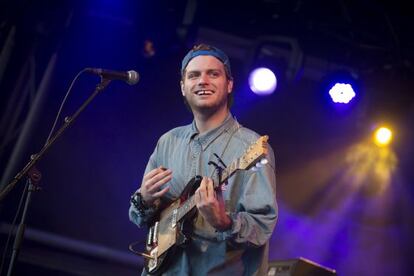 El cantante Marc DeMarco durante su actuaci&oacute;n en el Primavera Sound.