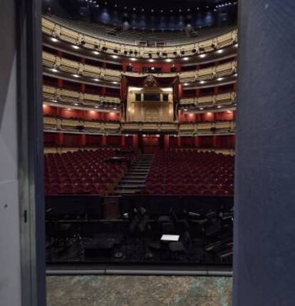 Interior del Teatro Real, en Madrid.