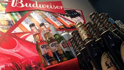 Una serie de cervezas pertenecientes al grupo AB Inveb.