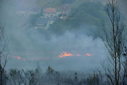 Incendio en Monterrei (Ourense)