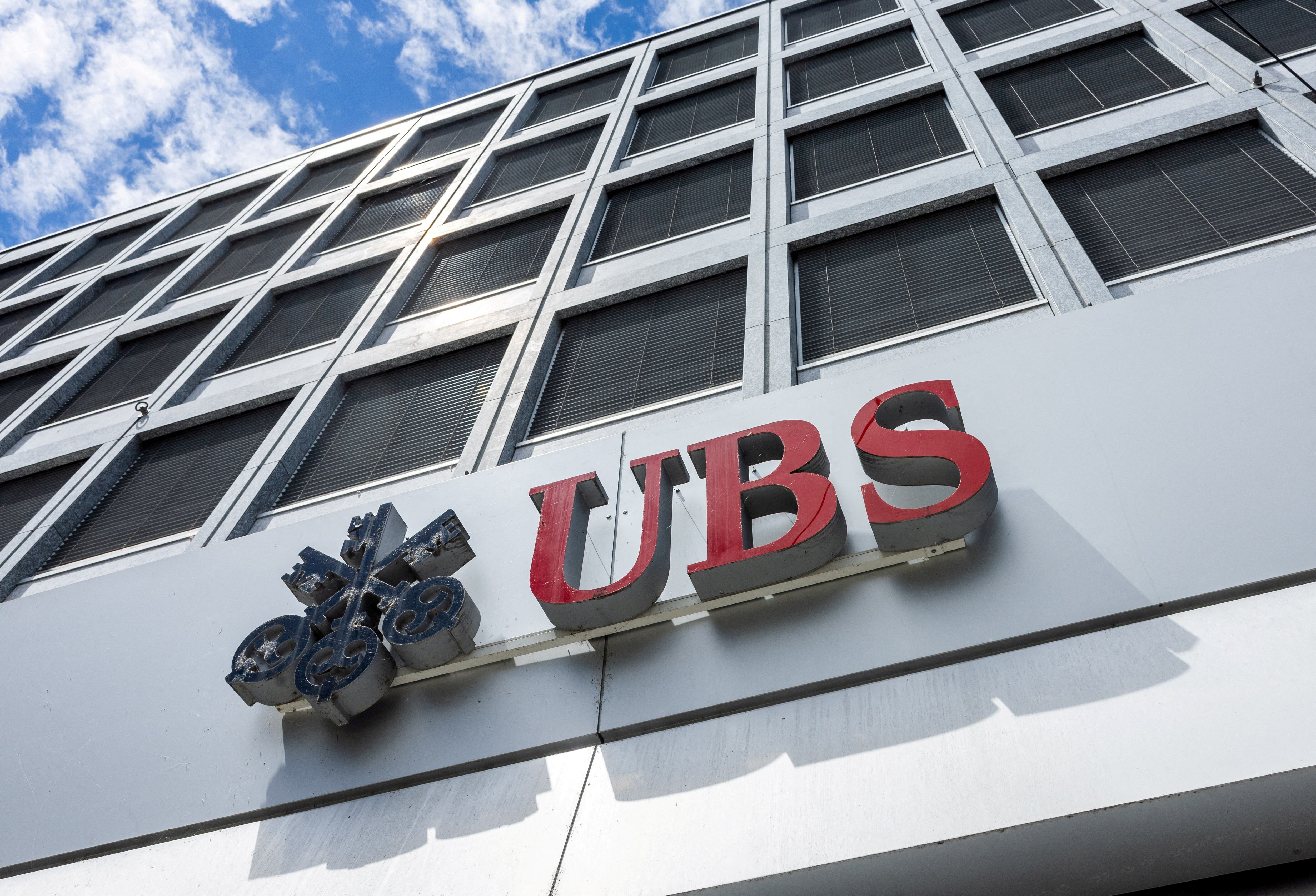 Oficina de UBS en Lucerna, Suiza. 