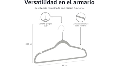 Estas son las mejores perchas para la ropa que se pueden comprar en Amazon