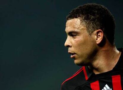 Ronaldo, durante el Milan-Cagliari del pasado sábado.