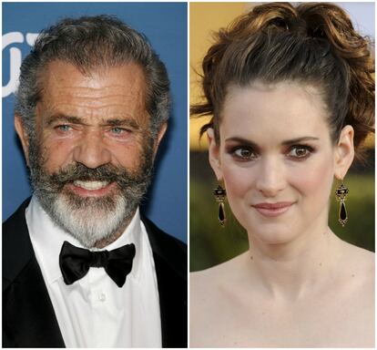 Mel Gibson y Winona Ryder.