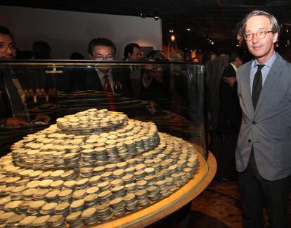 El secretario español de Cultura, José María Lassalle en la inauguración de 'El último viaje de la fragata Mercedes'.