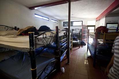 Un albergue en Ciudad del Carmen al que acuden los trabajadores petroleros.