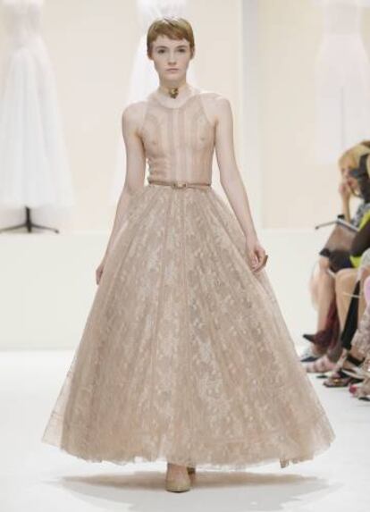 Un diseño de Christian Dior Haute Couture Otoño/Invierno 2018-2019.