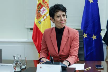 La ministra de Inclusión, Seguridad Social y Migraciones, Elma Saiz.