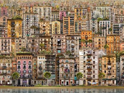 Vista de Barceloneta, un collage con viviendas del popular barrio de la capital catalana. 
