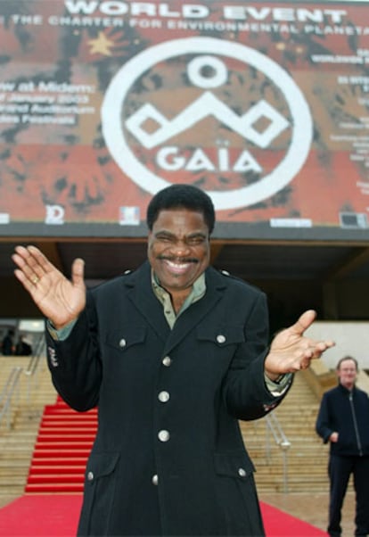 Billy Preston, durante su asistencia al Festival de Cannes en 2004.