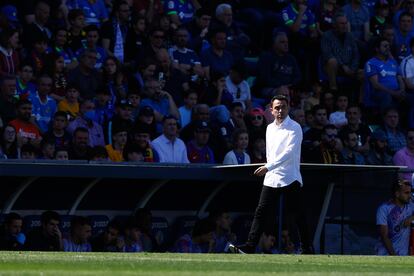 Xavi Hernández, en el duelo del Barcelona ante el Getafe.