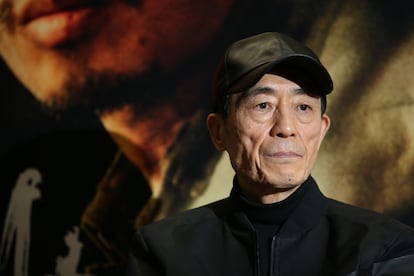 Zhang Yimou, en el estreno en Pekín en noviembre de 2020 de 'Un segundo', su penúltima película.