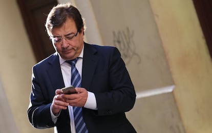 Guillermo Fernández Vara, presidente de Extremadura.