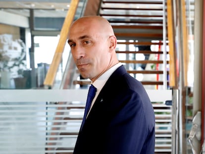 El expresidente de la Real Federación Española de Fútbol (RFEF), Luis Rubiales, en una imagen de archivo