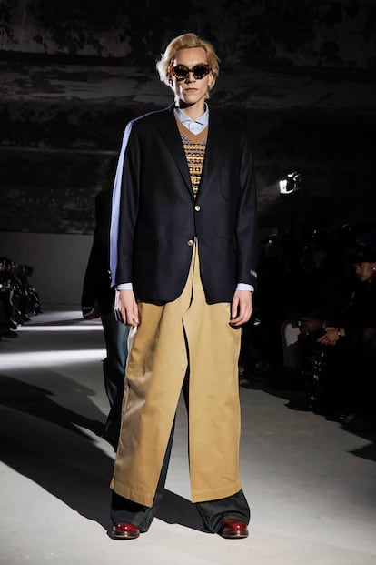 The collection by Junya Watanabe, star brand of the Comme des Garçons constellation, presented at Paris men's fashion week was one of the most applauded.