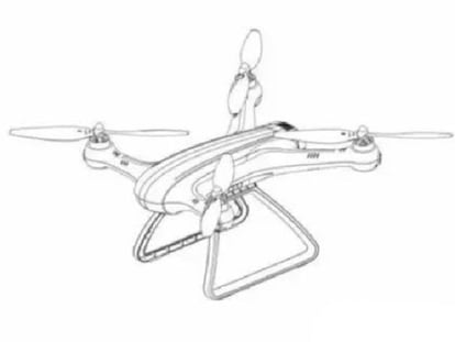 Este es el diseño del drone de Xiaomi