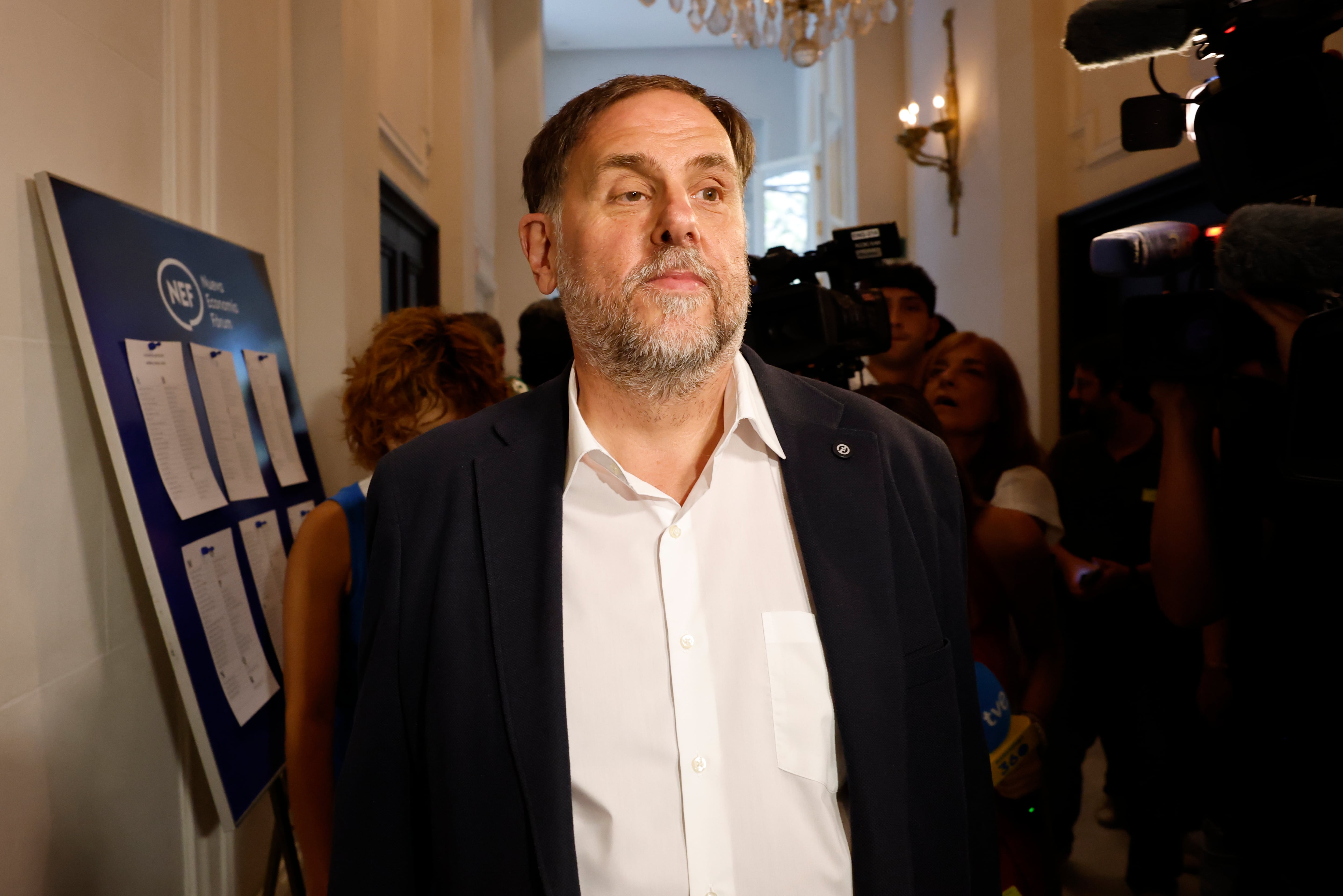 Junqueras apuesta “sin duda” por Rufián como candidato de ERC a las generales: “Es amigo mío, es mi compañero”