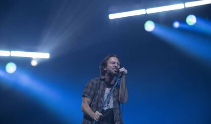 Pearl Jam, ayer en el Mad Cool.