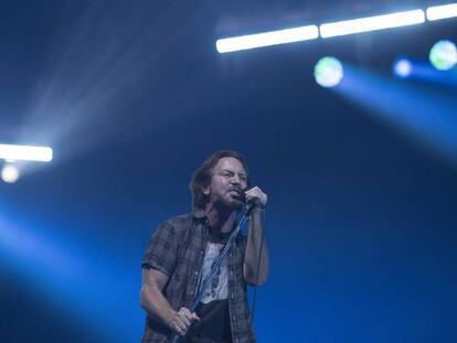 Pearl Jam, ayer en el Mad Cool.