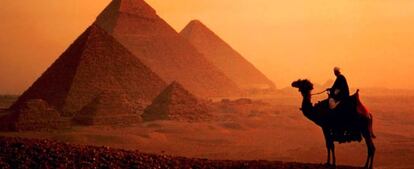 Las pirámides de Gizah en Egipto