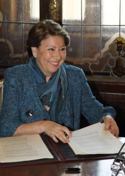 La vicepresidenta del Banco Europeo de Inversiones (BEI), Magdalena Álvarez.