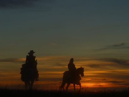 Una imagen de 'The English', ambientada en Estados Unidos, rodada en Castilla y León.