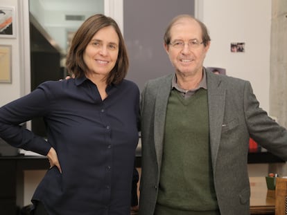 Los profesores Shafi Goldwasser y Silvio Micali, expertos en criptografía y ganadores de los premios Turing en 2012 y Fronteras del BBVA en 2018.