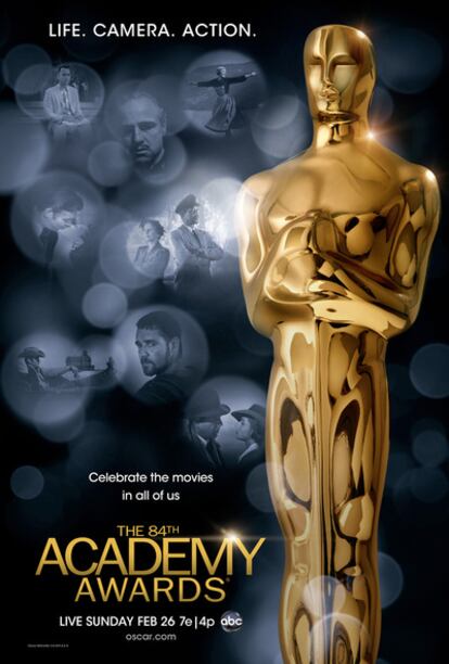 El cartel de la 84 edición de los Oscar.