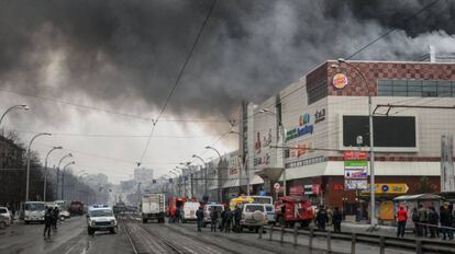 Vista da cidade de Kémerovo.