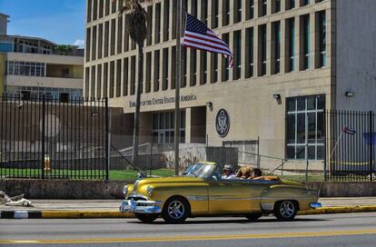 La embajada de EE UU en La Habana.