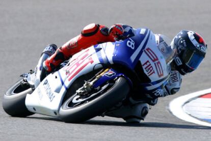 Jorge Lorenzo en el circuito de Assen.