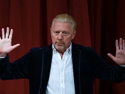 El extenista Boris Becker en el evento Anhalt Sport meets legends, en Alemania el 14 de octubre del año 2020.