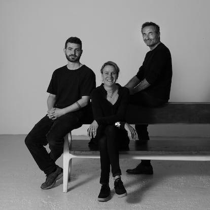 El equipo de Fenix Originals: Pau Pibernat, Constanze Schutz y Carles Pibernat.