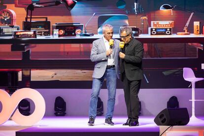 Carles Francino y Andreu Buenafuente durante la gala. 