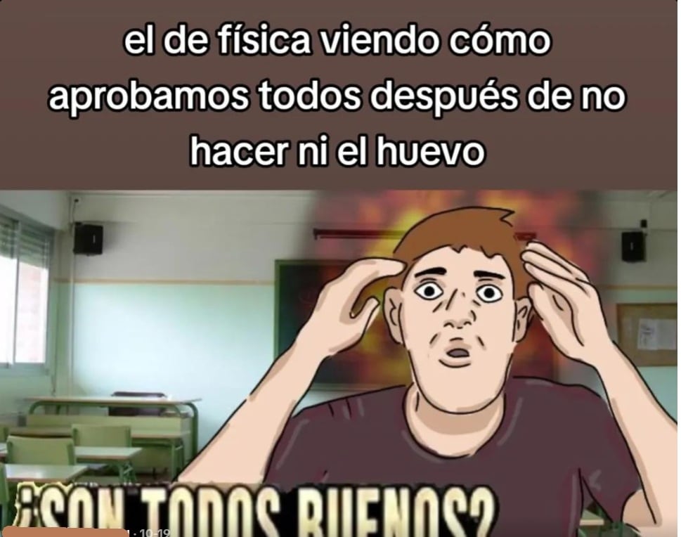 Curi de la cuenta de un instituto público que circula en las redes sociales.