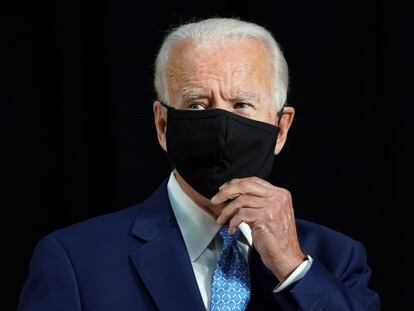 Joe Biden, durante un acto de campaña en Delaware el pasado 30 de junio.