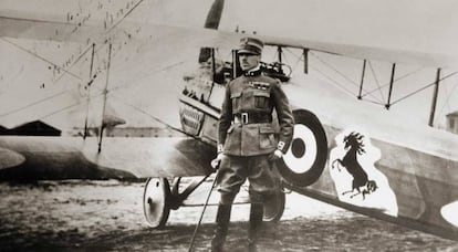 Francesco Baracca, the Italian pilot whose planes inspired the Ferrari logo