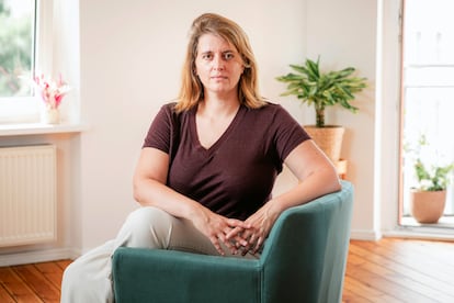 Manon Garcia, filósofa francesa, en su casa en Berlín, este 23 de junio.