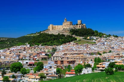 Alcalá la Real (Jaén), con la fortaleza de la Mota.