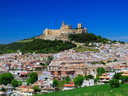 Alcalá la Real (Jaén), con la fortaleza de la Mota.