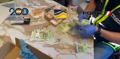Operación contra el tráfico de seres humanos desarrollada en España y Francia.
