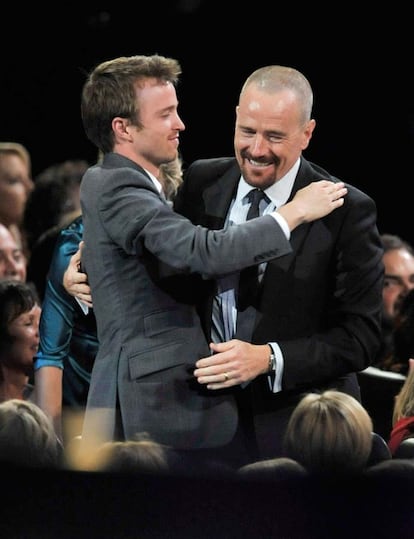 Paul, o el abrazo del hijo pródigo para coger fuerzas antes de que Heisenberg se hiciese con su Emmy en 2009.