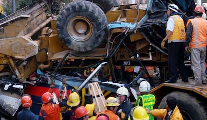 Imagen de archivo de accidente en Bogotá.