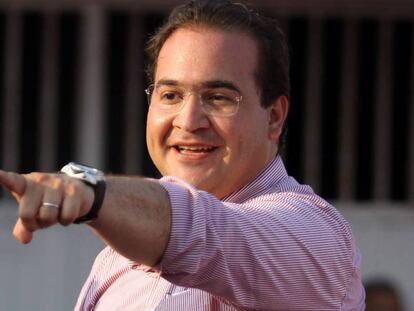 Javier Duarte, durante la campa&ntilde;a a gobernador. 